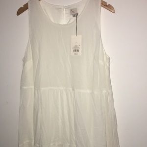 A New Day White Tiered Maxi Dress